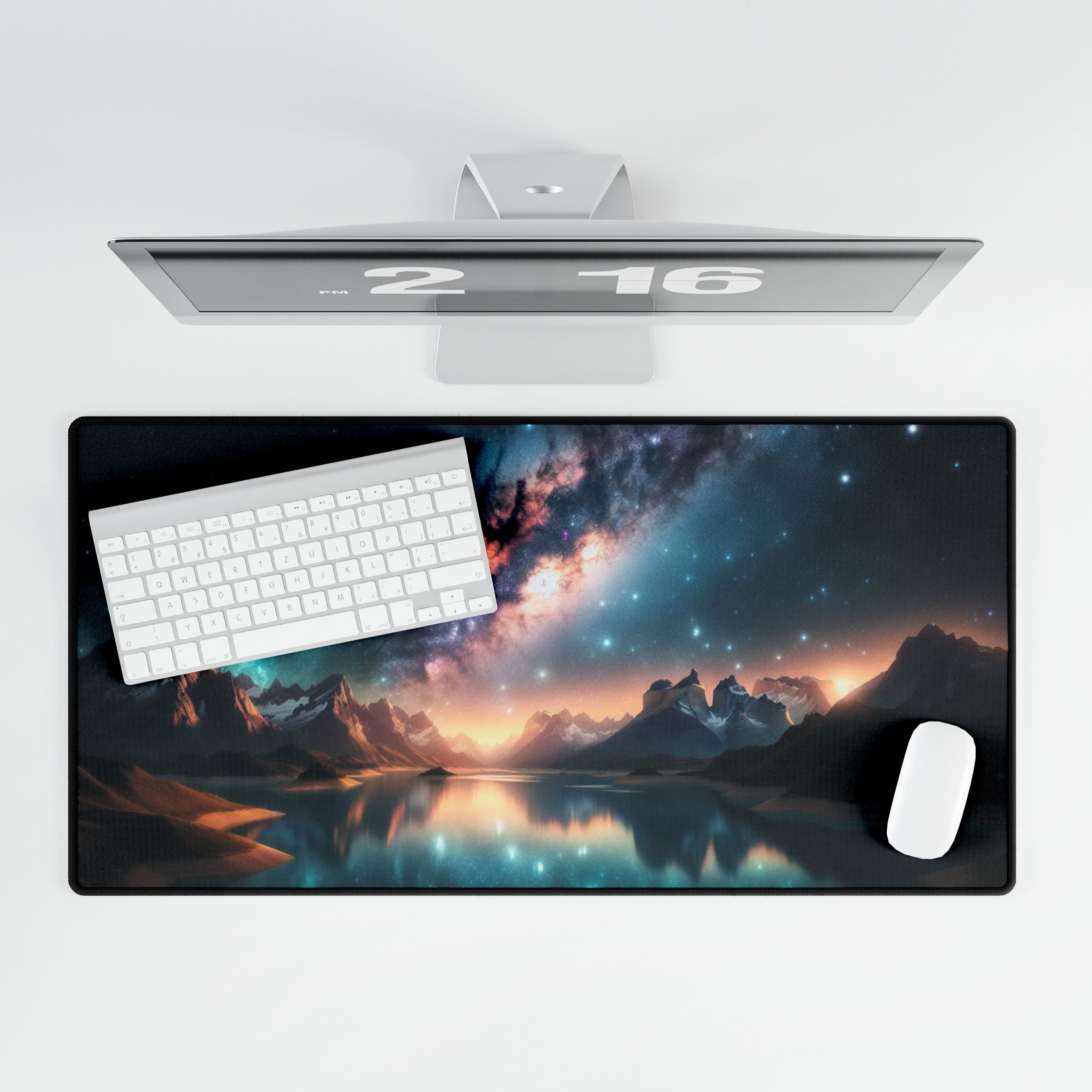 Cosmic Landscape Desk Mat - Aesthetic Gaming & Office Accessory – Bild 4
