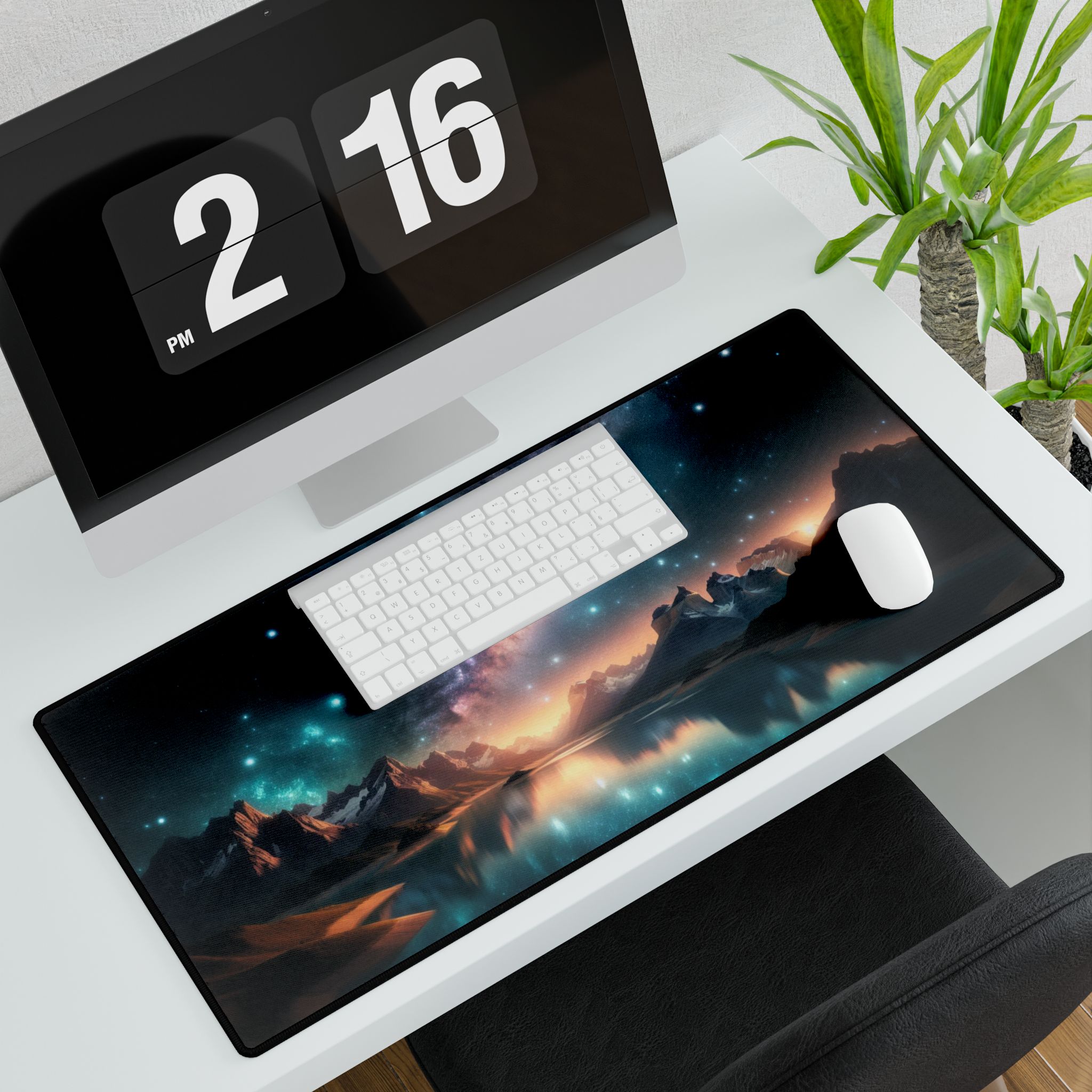 Cosmic Landscape Desk Mat - Aesthetic Gaming & Office Accessory – Bild 3