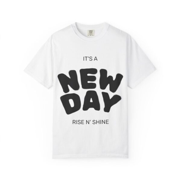 Fromly White - Weißes T-Shirt mit Motivdruck
